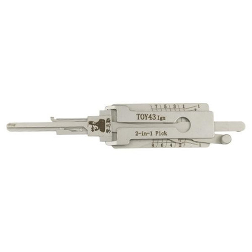 Original Lishi TOY43 TR47 8-Cut - 2-in-1 Pick - Ignition Only - Anti Glare