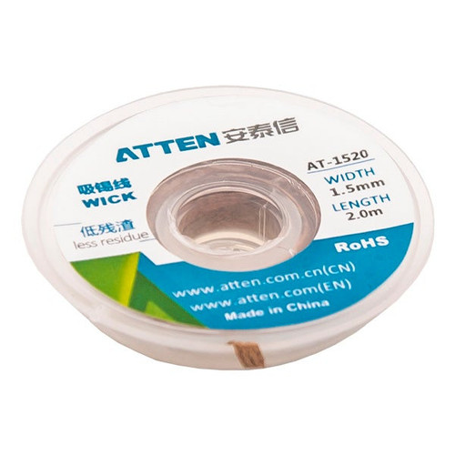 ATTEN AT-1520 Soldering Wick Width 1.5mm, Length 2.0m ROHS