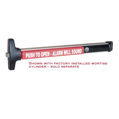DETEX FV40 Rim Exit Alarm Fire Rated With Battery 36-Inch
