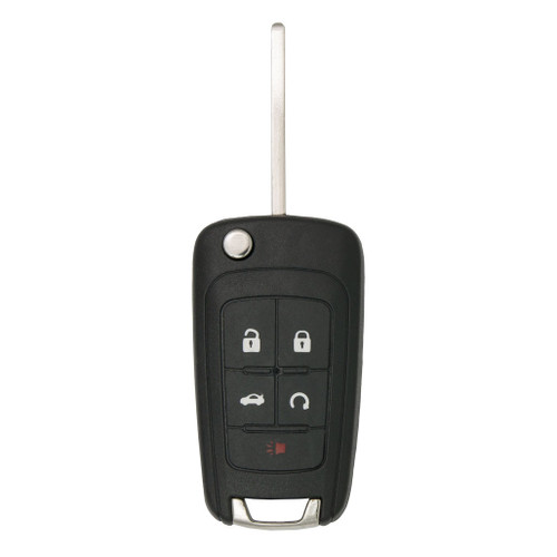 KEYLESS2GO Buick Chevrolet 5-Button Proximity Flip Key PEPS OHT01060512 13504202 315 MHz, Premium Aftermarket