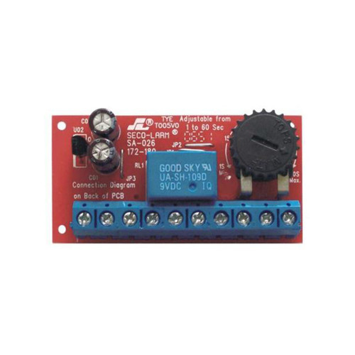 SECO-LARM Seco-Larm Mini Low-Voltage Miniature Delay Timer Module with Relay Output Our Brands