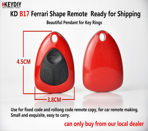 KEYDIY B Series Remote - Ferrari Shape
