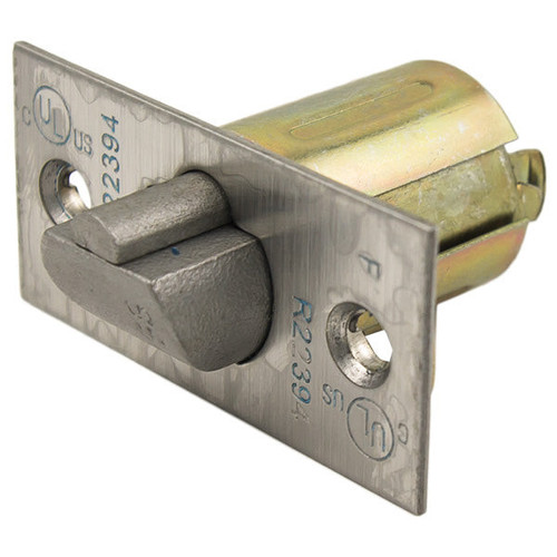 PLS PLS L2LU Grade 2 Lever/Door Knob Spring Latch Unguarded 2 3/8 - Stainless Steel 32D Door Hardware