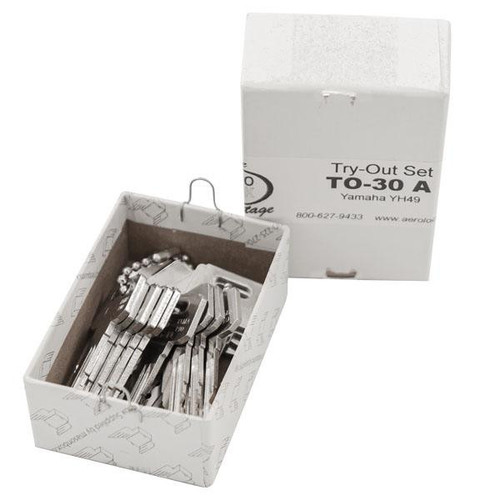 Aero Lock YH49 Tryout Keys Set Yamaha, Suzuki ATV and Motorcycles 1981 & Up - Code Series: D - 16 Keys