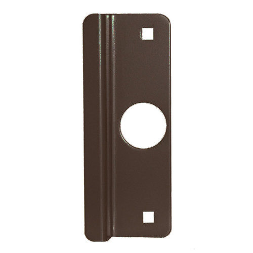 DON-JO LP-307 Latch Protector For Aluminum Entrance Doors Dururatic Brown Coated- Stainless Steel