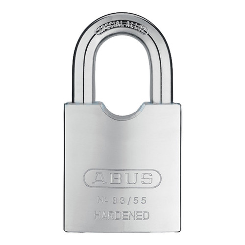 ABUS 83 Series Padlock 83/55 S2 Hardened Steel Without Cylinder ABUS 83 Series Padlock 83/55 S2 Hardened Steel Without Cylinder