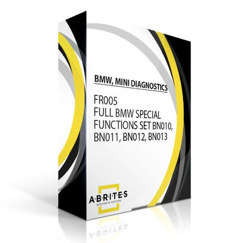 ABRITES Full BMW Special Functions Set BN011, BN012, BN013, BN014 - Software