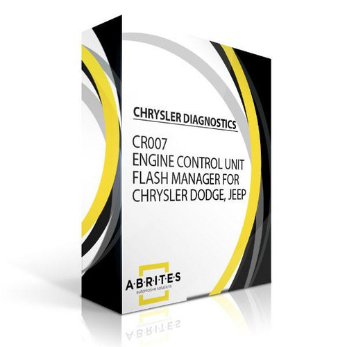 ABRITES CR007 Engine Control Unit Flash Manager For Chrysler, Dodge, Jeep Diagnostics - Software