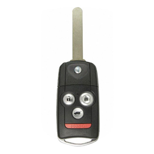 Keyless2Go 4 Button Flip Remote Key Replacement for Acura N5F0602A1A / 35111-STX-329 / 35111-STX-326