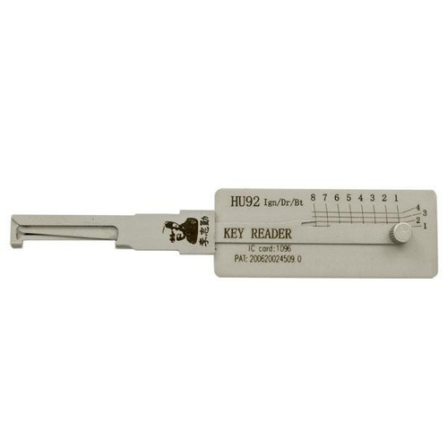 Original Lishi Decoder Reader HU92 HU92 BMW - Ignition / Door Pre-2006 / Trunk - Anti Glare