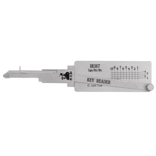 Original Lishi HU87 HU133 Decoder For Suzuki - Ignition/Door/Trunk - Anti Glare