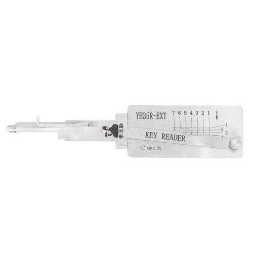 Original Lishi YH35R Extended Key Reader For Yamaha Ignitions with Magnetic Gate - Anti Glare
