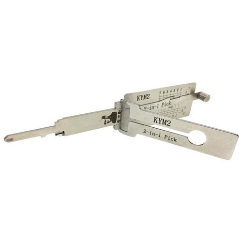 Original Lishi 2-in-1 Pick and decoder KYM2 For KYMCO Scooters - Anti Glare