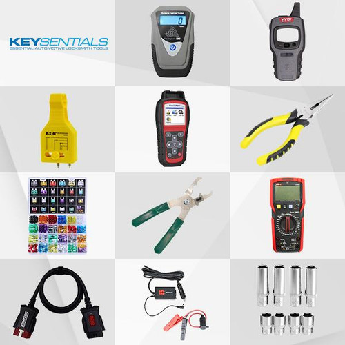 KEYSENTIALS Supplementary Tools Kit For Automotive Locksmiths