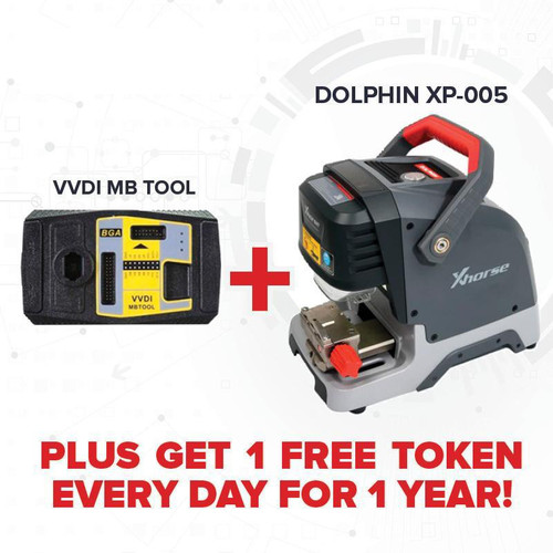 Xhorse Xhorse Dolphin XP-005 + VVDI MB Tool - Get 1 Free Token Every Day For 1 Year - Bundle Shop Automotive