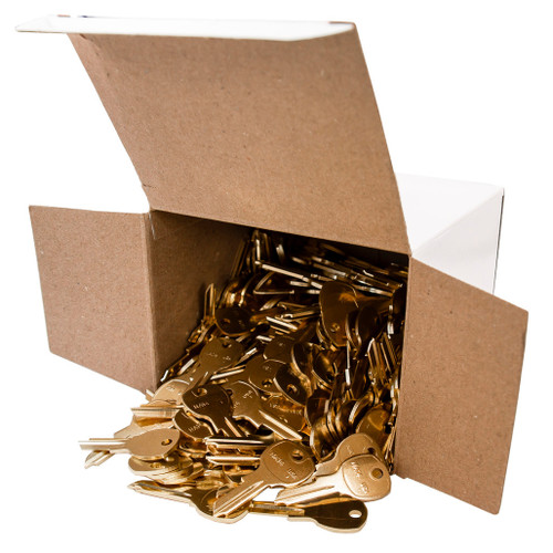 K2G NA14 Brass Keys 250 Pack - MADE IN USA