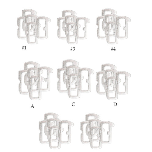 ASP MP-17-180 Mini Keying Kit Wafers For Fiat RAM SIP22 Door Locks