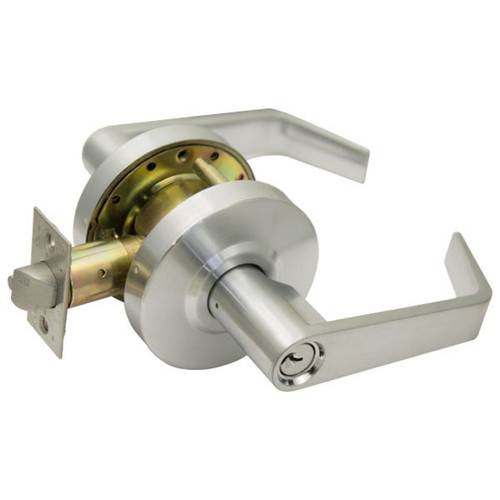 PLS PLS L270 Grade 2 Door Lever 2-3/4 - Classroom - SC4 - K2 - Satin Chrome 26D PLS