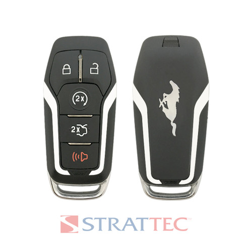 STRATTEC Pony Logo (5926056) 164-R8119 5-Button Smart Key for Ford Mustang (902 MHZ) - 2 Way
