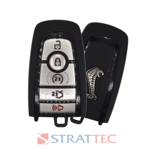 STRATTEC Cobra Logo (5938043) 164-R8233 5-Button Smart Key for Ford Mustang (902 MHZ) - 2 Way