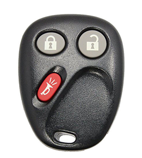 Cadillac Chevrolet GMC 3-Button Remote LHJ011 10377295 - Refurbished Recase