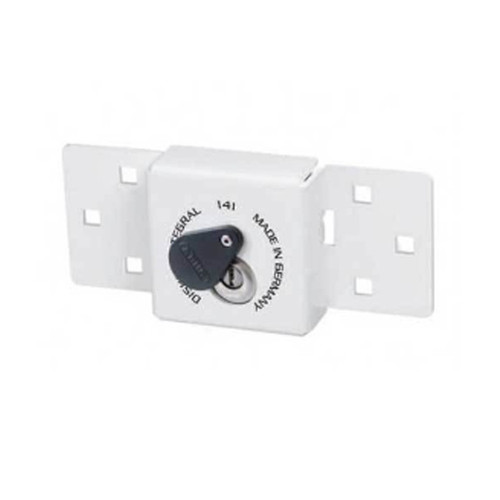 ABUS - 141/200 C - DISKUS INTEGRAL VAN HASP TRUCK LOCK WITH 26/70 PADLOCK - WHITE