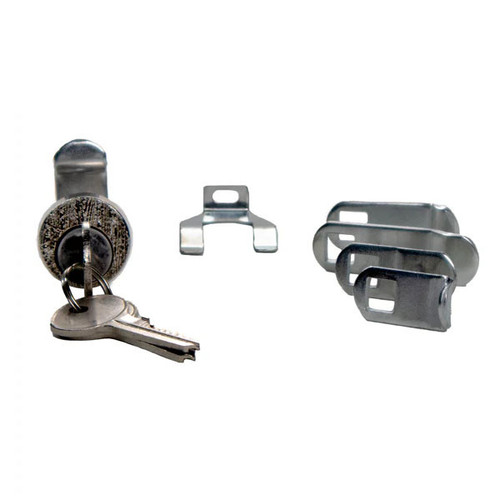 Kenaurd Exterior Weatherproof Mailbox Lock - Multi-Cam - HL1 Keyway - Keyed Different - US14 Bright Nickel