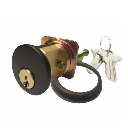 Kenaurd Premium Rim Cylinder – 10B – Oil Rubbed Bronze – (KW1)