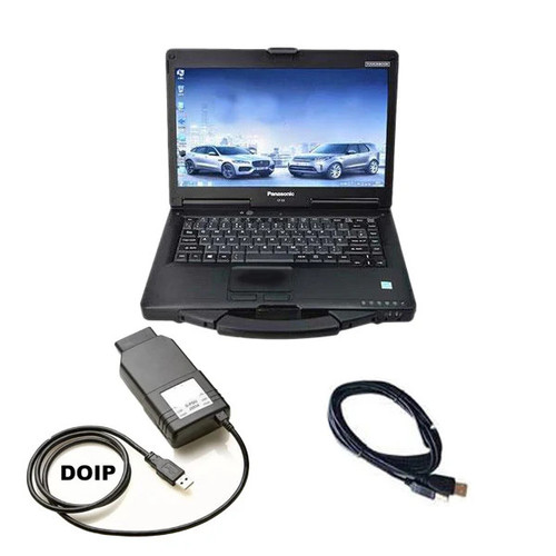 Dealer Tool - JLR DoiP VCI SDD Pathfinder Interface and Panasonic CF53 Toughbook Laptop for Jaguar / Land Rover