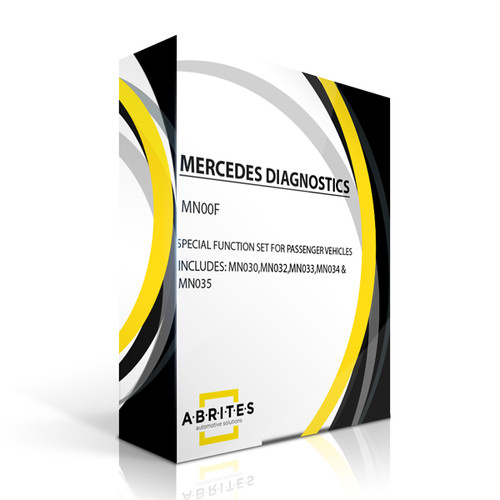 ABRITES MN00F Full Mercedes-Benz Special Functions Set For Passenger Vehicles - Includes MN030, MN032, MN033, MN034, & MN035