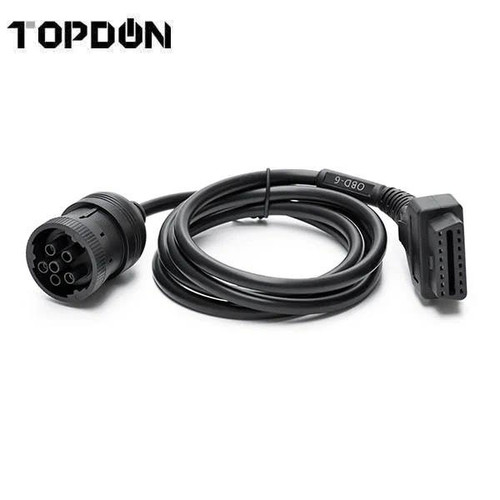 TOPDON HD 6 Pin Heavy Duty Cable Add On for Phoenix Max / Phoenix Smart Diagnostic Scanner