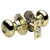 Master Lock Master Lock BC0103KA4S Biscuit Entry Door Knob SC1 - Grade 3 - Entry - Polished Brass Our Brands