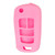 Replacement Silicone Jacket Keyless Remote Cover GMC95 for GM 5 Button Flip Remote Key FCC ID: OHT01060512 - Pink