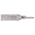 Original Lishi 2-in-1 Pick For SC4 With Reversed Reading Pane For Right Hand Hinged Doors And Lever Locks With Horizontal Lock Cylinders - Anti-Glare
