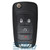 ILCO 4 Button Remote Head Key For GM, KR55WK50073  ILCO 4 Button Remote Head Key For GM, KR55WK50073