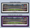 Super Bowl XLVII Panoramic Ravens Kick Off Framed Picture