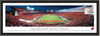 Wisconsin Badgers vs Nebraska Framed Panoramic Print