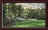 Augusta National 13th Hole Framed Canvas Art framed