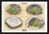 Minnesota Historic Ballparks of Baseball Framed Print