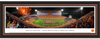 Clemson Memorial Stadium Gather at the Paw Picture with football matting and black frame