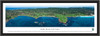 Pebble Beach Golf Links Framed Panoramic Picture