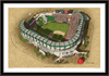 Angels Stadium Large Illustration Home of the Los Angeles Angels 