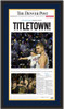 2023 NBA Champs Denver Nuggets Front Page Framed Print