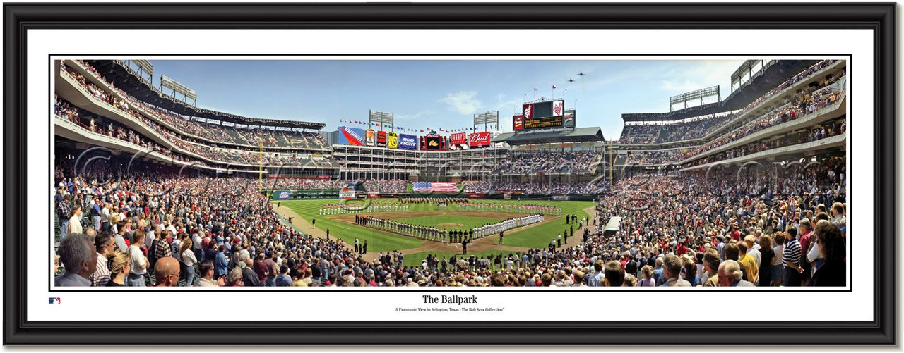 Texas Rangers Frame Texas Rangers The Ballpark Poster MLB Picture
