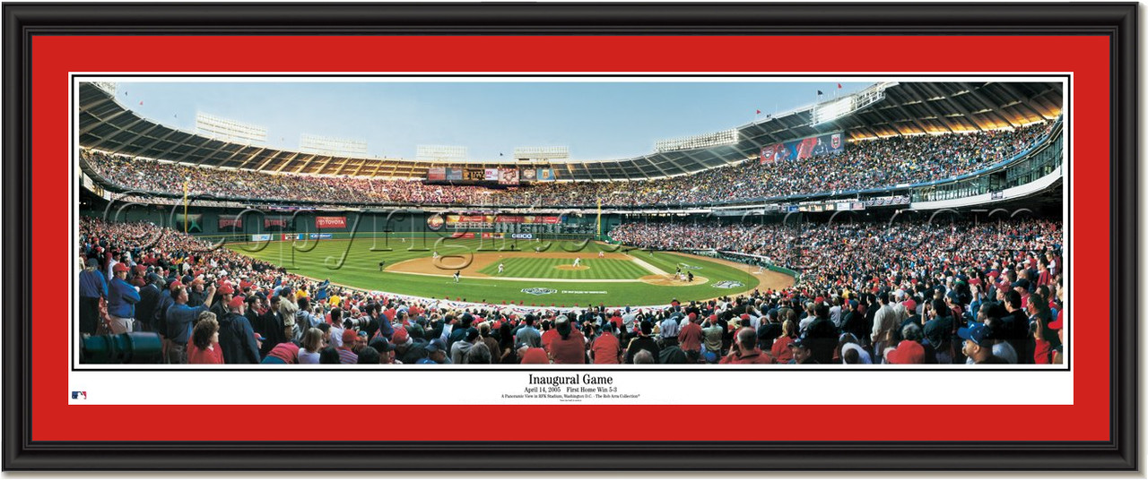 Washington Nationals RFK Stadium Inaugural Game Poster MLB Picture