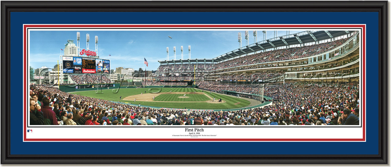 Cleveland Indians Jacobs Field, First Pitch Cleveland Poster MLB