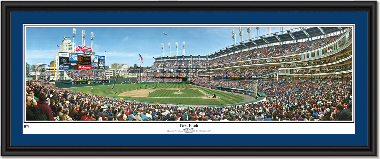 Cleveland Indians Jacobs Field, First Pitch Cleveland Poster MLB