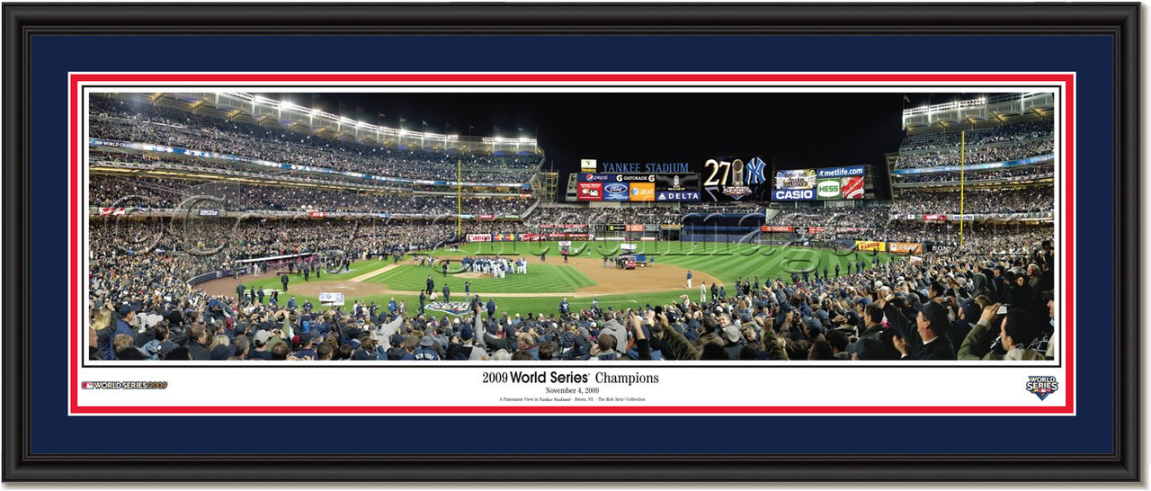 Yankees 27th World Series Championship with Signatures by Rob Arra