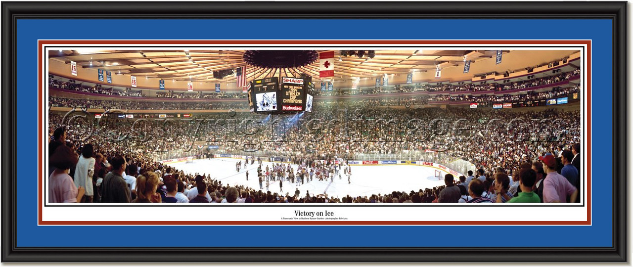 New York Rangers, Victory on Ice Poster, NHL Hockey Picture