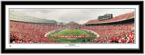 Camp Randall Stadium End Zone Panoramic Poster